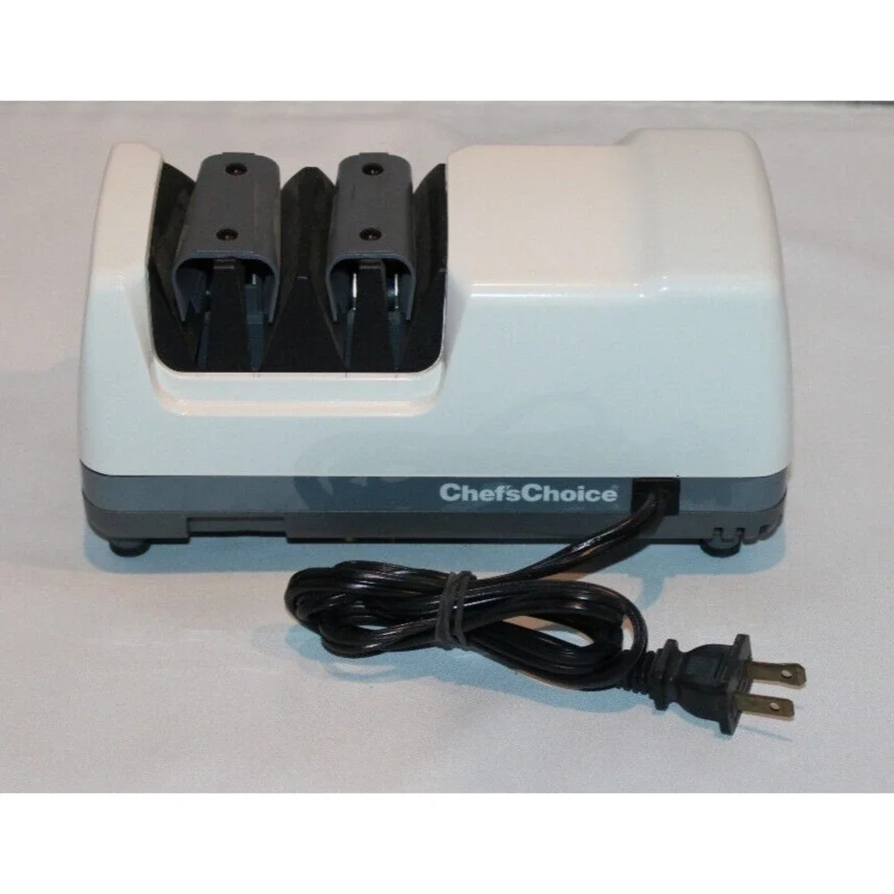 Chef's Choice Diamond Hone Sharpener Model 314 electric 2-stage white WORKS!